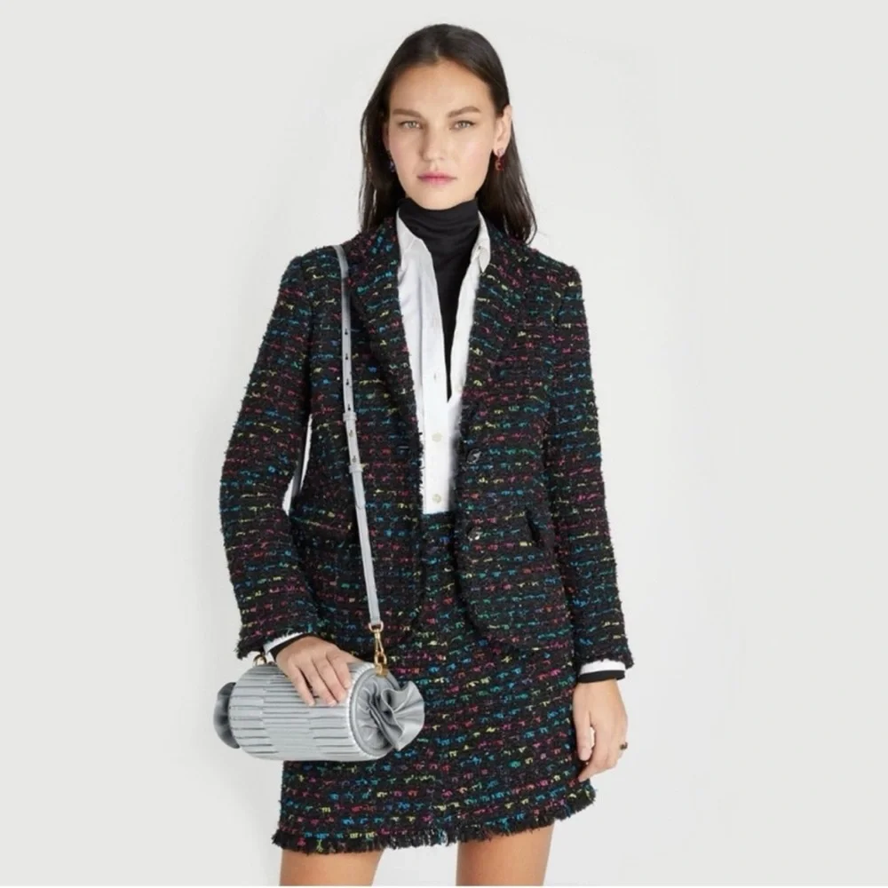 ♠️ Kate Spade Sweat Treats Festive Pleated Leather Small Barrel Bag- Starlight♠️ - Picture 4 of 8